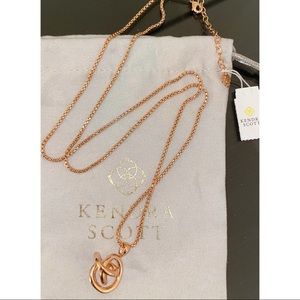 Kendra Scott Presleigh Pendant Necklace, Rose Gold